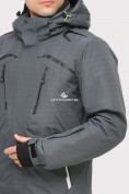 Оптом Куртка горнолыжная мужская серого цвета 18109Sr в Казани, фото 5