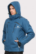 Оптом Куртка горнолыжная мужская голубого цвета 18109Gl в Перми, фото 3