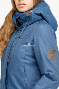 Оптом Куртка парка зимняя женская голубого цвета 18113Gl в Екатеринбурге, фото 6