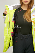 Оптом Женский зимний горнолыжный костюм салатового цвета 01856Sl в Перми, фото 8