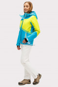 Оптом Костюм горнолыжный женский синего цвета 01811S в Перми, фото 2
