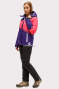 Оптом Костюм горнолыжный женский темно-фиолетового цвета 01811TF, фото 2