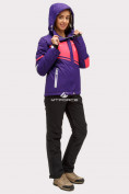 Оптом Костюм горнолыжный женский темно-фиолетового цвета 01811TF, фото 4