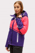 Оптом Куртка горнолыжная женская темно-фиолетового цвета 1811TF в Уфе, фото 3