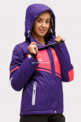 Оптом Куртка горнолыжная женская темно-фиолетового цвета 1811TF в Самаре, фото 2