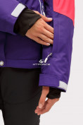 Оптом Куртка горнолыжная женская темно-фиолетового цвета 1811TF, фото 5