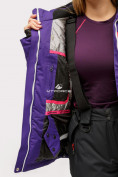 Оптом Куртка горнолыжная женская темно-фиолетового цвета 1811TF, фото 8