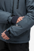 Оптом Куртка горнолыжная мужская темно-серого цвета 18122TC, фото 8