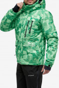 Оптом Костюм горнолыжный мужской зеленого цвета 018122-1Z, фото 2