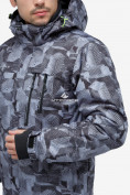 Оптом Куртка горнолыжная мужская серого цвета 18122-1Sr, фото 6
