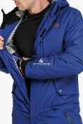 Оптом Комбинезон горнолыжный мужской синего цвета 18126S в Самаре, фото 7