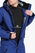 Оптом Комбинезон горнолыжный мужской синего цвета 18126S в Сочи, фото 9