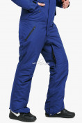 Оптом Комбинезон горнолыжный мужской синего цвета 18126S в Перми, фото 5