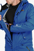 Оптом Комбинезон горнолыжный мужской голубого цвета 18126Gl в Уфе, фото 8