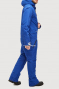 Оптом Комбинезон горнолыжный мужской голубого цвета 18126Gl, фото 2