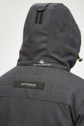 Оптом Мужская зимняя горнолыжная куртка черного цвета 18128Сh в Омске, фото 5