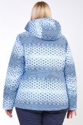 Оптом Куртка горнолыжная женская большого размера синего цвета 1830S в Воронеже, фото 5