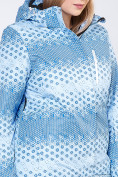 Оптом Куртка горнолыжная женская большого размера голубого цвета 1830Gl в Казани, фото 5