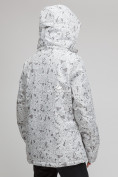 Оптом Костюм горнолыжный женский большого размера белого цвета 01830-1Bl в Волгоградке, фото 4