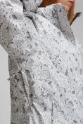 Оптом Куртка горнолыжная женская большого размера белого цвета 1830-1Bl в Уфе, фото 5