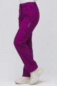Оптом Брюки женские из ткани softshell темно-фиолетового цвета 1851-1TF в Ростове-на-Дону, фото 6