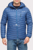 Оптом Куртка мужская стеганная синего цвета 1858S, фото 6