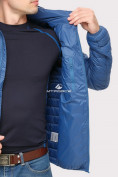 Оптом Куртка мужская стеганная синего цвета 1858S, фото 5