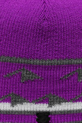 Оптом Головные уборы пит темно-фиолетового цвета 6051TF, фото 3