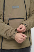 Оптом Куртка-анорак  спортивная мужская бежевого цвета 1887B в Екатеринбурге, фото 12