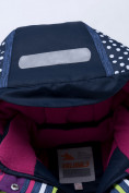 Оптом Куртка горнолыжная для девочки темно-синего цвета 18930TS в Казани, фото 4