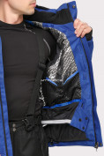 Оптом Куртка горнолыжная мужская синего цвета 1901S, фото 6