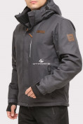 Оптом Куртка горнолыжная мужская темно-серого цвета 1901TC в Казани, фото 2