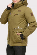 Оптом Куртка горнолыжная мужская цвета хаки 1910Kh в Челябинске, фото 2