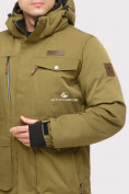 Оптом Куртка горнолыжная мужская цвета хаки 1910Kh, фото 4