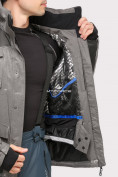 Оптом Куртка горнолыжная мужская серого цвета 1912Sr в Волгоградке, фото 7