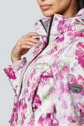 Оптом Парка женская осенняя весенняя softshell розового цвета 1922-2R в Ростове-на-Дону, фото 6