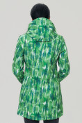 Оптом Парка женская осенняя весенняя softshell зеленого цвета 19221Z в Казани, фото 6