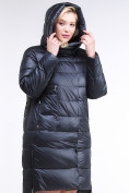 Оптом Куртка зимняя женская молодежная темно-синего цвета 191923_02TS в Сочи, фото 5