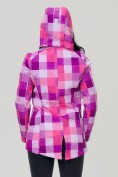 Оптом Парка женская осенняя весенняя softshellрозового цвета 1923R, фото 6