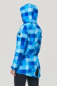 Оптом Парка женская осенняя весенняя softshellсинего цвета 1923S, фото 7