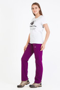 Оптом Костюм женский softshell фиолетового цвета 01977F в Самаре, фото 8
