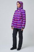 Оптом Женская зимняя горнолыжная куртка темно-фиолетового цвета 1937TF в Екатеринбурге, фото 4