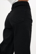 Оптом Джинсы клеш женские с высокой талией черного цвета 1940Ch, фото 9