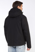 Оптом Мужская зимняя горнолыжная куртка большого размера черного цвета 19471Ch в Самаре, фото 5