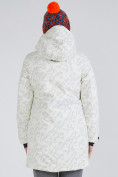 Оптом Куртка парка зимняя женская белого цвета 1949Bl в Казани, фото 6