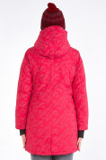 Оптом Куртка парка зимняя женская розового цвета 1949R в Омске, фото 5