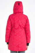 Оптом Куртка парка зимняя женская розового цвета 1949R в Самаре, фото 6