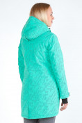 Оптом Куртка парка зимняя женская зеленого цвета 1949Z в Казани, фото 5