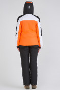 Оптом Женский зимний горнолыжный костюм оранжевого цвета 019601O в Перми, фото 4