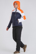 Оптом Женский зимний горнолыжный костюм темно-синего цвета 019601TS в Самаре, фото 7